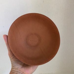 Hender Scheme pounded & tanned leather bowl